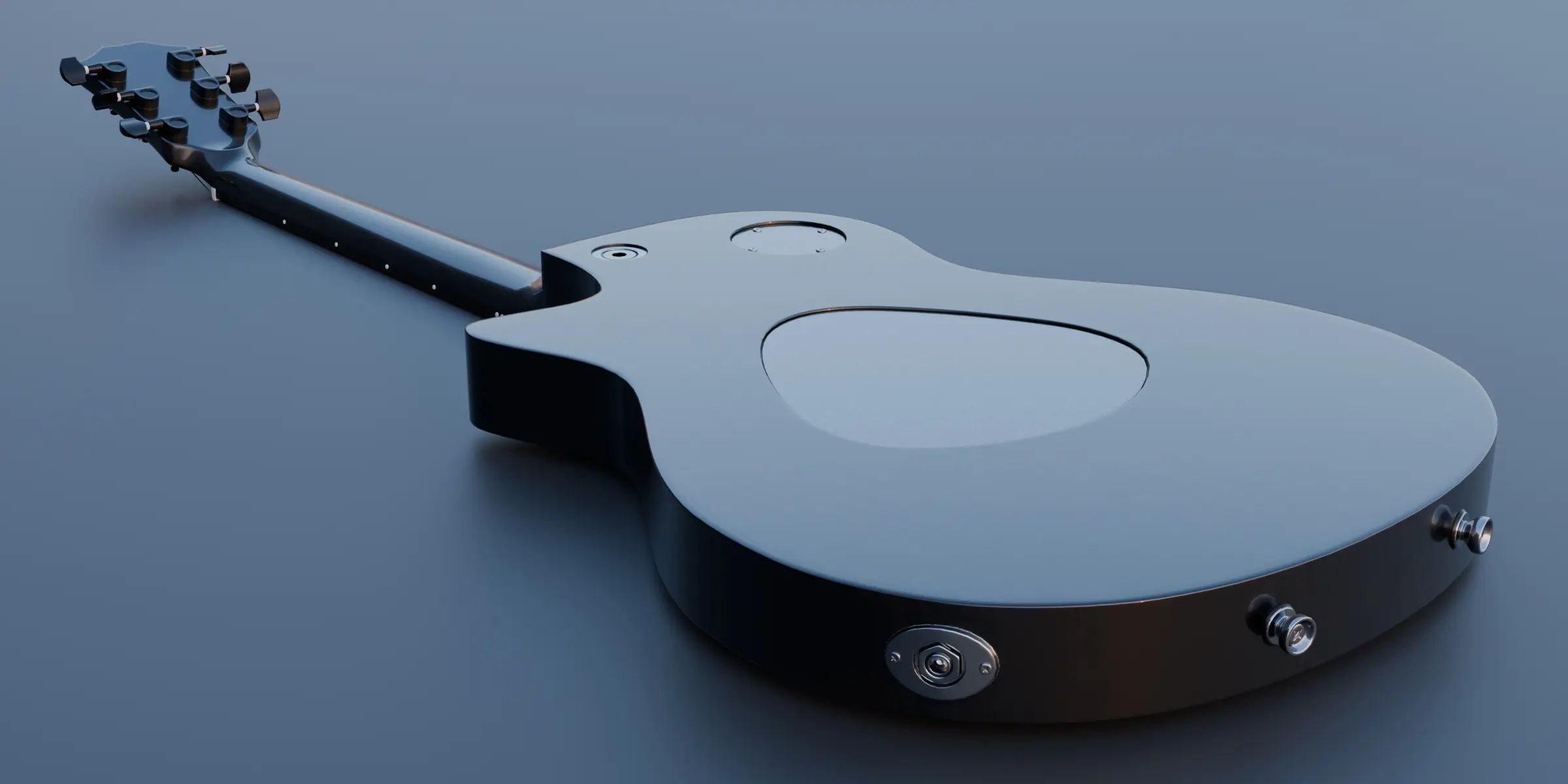Semi Acoustic Hybrid Guitar, KOA Finish — image 3
