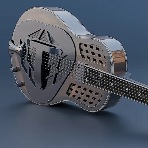 Wood Tri-Cone Resonator Guitar