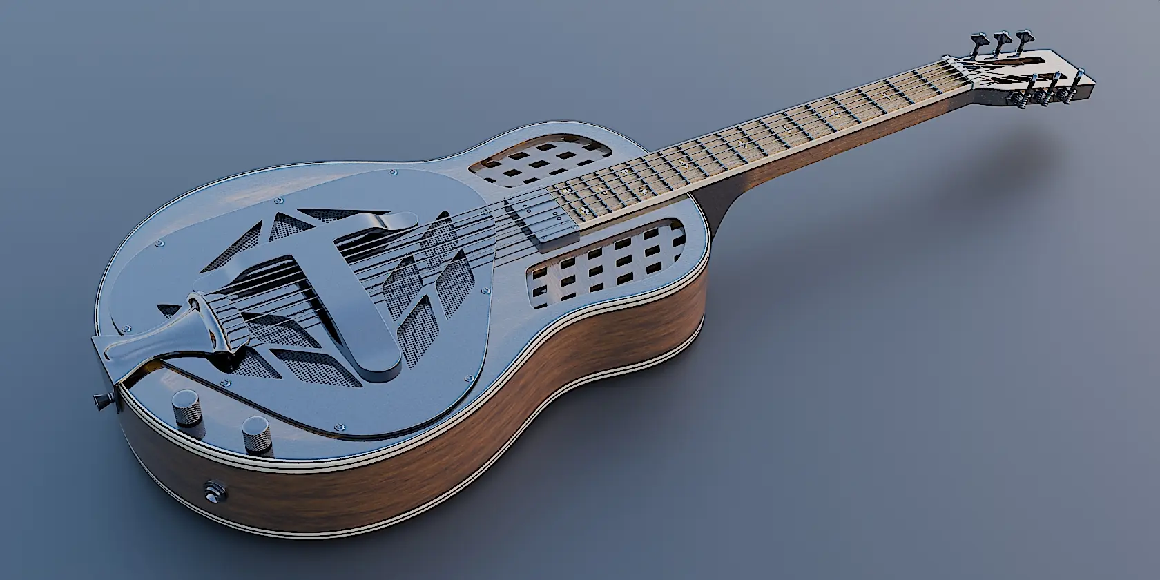 Wood Resonator Guitar — image 1